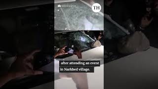 Former Maharashtra Home Minister Anil Deshmukh hurt in stone pelting on his car