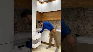Kitchen Corner Storage Solutions | Maximize Your Kitchen Organization #shorts