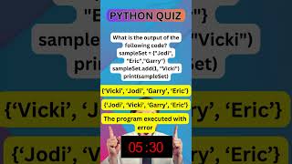 🐍 Test Your Python Skills! 🧠 Fun Python Quizzes for Beginners and Experts! #shorts