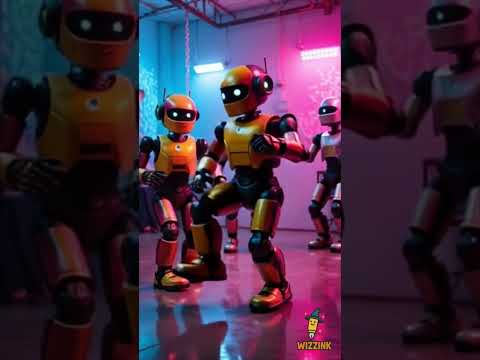 🤖 Robots Know How to Party! #DanceOff #shorts