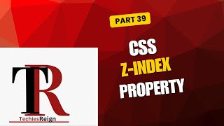 The CSS Z INDEX PROPERTY.