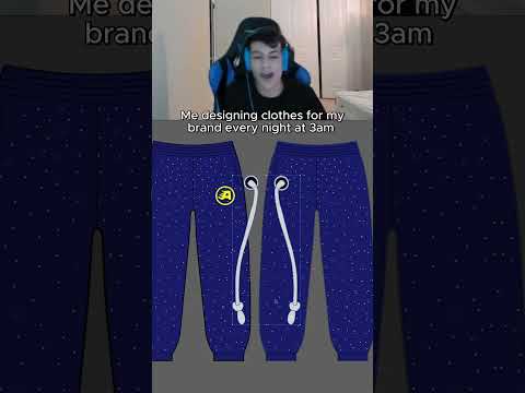 POV: Your designing clothes at 3am #fashion #clothing #mockup #design