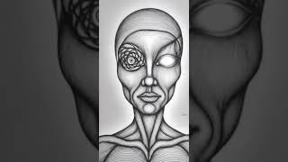 A Living Portrait | Watch the Lines Breathe #artanimation #artline #art #visualarts #artist