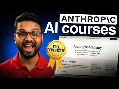 10 FREE Anthropic AI Courses Every Beginner Should Take🎓