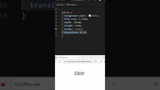 CSS Super Simple and Interactive Button with Smooth Transitions #shorts