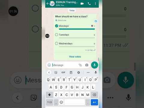 HOW TO ORGANISE A LIVE VOTE ON WHATSAPP GROUP