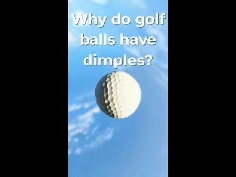 Why golf balls have dimples 🏌️‍♂️💨 They’re not just for looks
