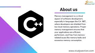 Learn Memory Management in C#: Best Practices, Common Pitfalls & more. |#StudySection #Blog