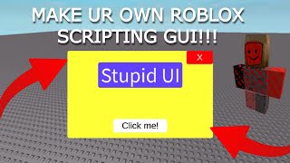 How to make an Custom Roblox Exploit GUI! ALL EXECUTORS **2025**