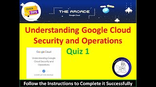 [2024] Understanding Google Cloud Security and Operations [ Quiz 1 ] Answer #googlecloudskillsboost