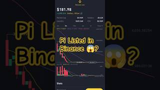 Pi coin listed in binance?😳#binance #pi #pi2025