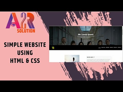 #7 Contact Section Personal Portfolio Website Using HTML CSS & Javascript - A2R Solution 📰📰