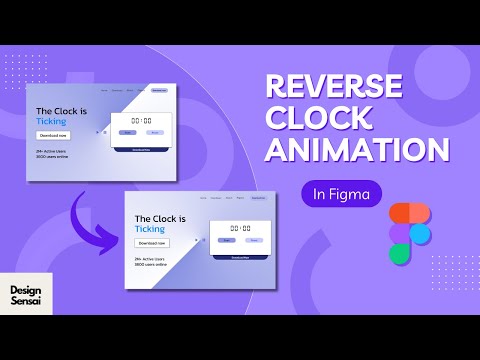 Reverse Clock Effect in Figma⚡