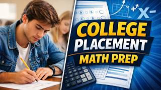 College Placement Test Math – Avoid Remedial Classes (ALEKS, ACCUPLACER, TSIA2 & More)