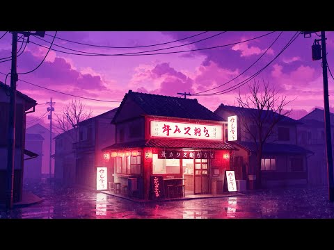 Rainy Tokyo Nights 🌧️ | Retro Lofi Beats for Study & Calm 🌃 1980s Lofi Hip Hop