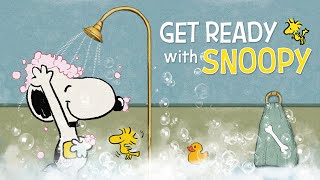 Get Ready with Snoopy  🛀✨ Relaxing Morning Jazz Music
