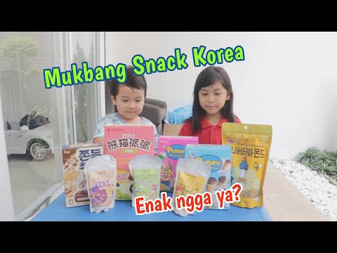 Mukbang snack korea. Enak ngga ya?