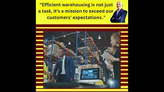 Monday Mantra I Warehouse Quote I #AIinlogistics  #smartwarehousing #3PL #LogBizPro #logistics #job