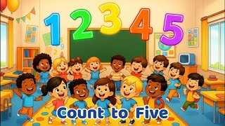 Count to Five! | Numbers Song for Kids | Learning Numbers for Toddlers & Preschoolers
