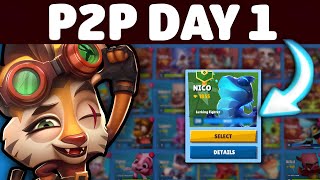 I made a "Pay to Play" account! - All characters Opening!? | Zooba (P2P #1)