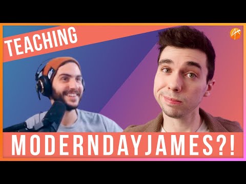 RadioRunner TEACHES Moderndayjames How to Paint? | Interior Environment Painting Tips