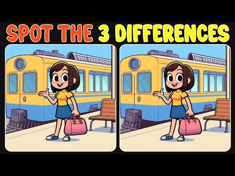 🧩🧠Genius Level Spot The Difference Challenge!《 A Little Hard 》#89