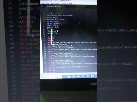 Register form #shorts #shots #html #education #coding #shortsfeed #html5 #css3 #coder #share #song