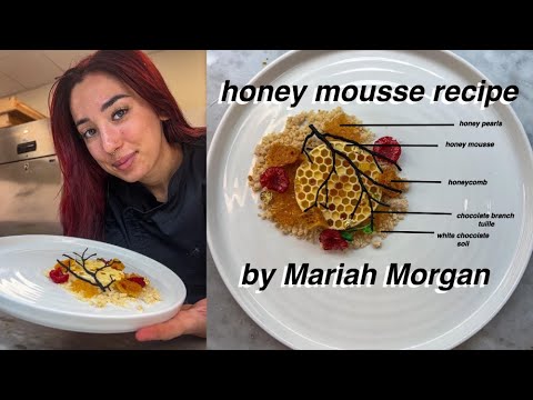 The Ultimate Honey Dessert | Textures of Honey | Honey Mousse & Honeycomb Recipe By Mariah Morgan