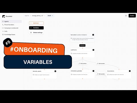 🎙️ Rounded - Onboarding 5/5 : How to Use Variables in Your Voice Agent