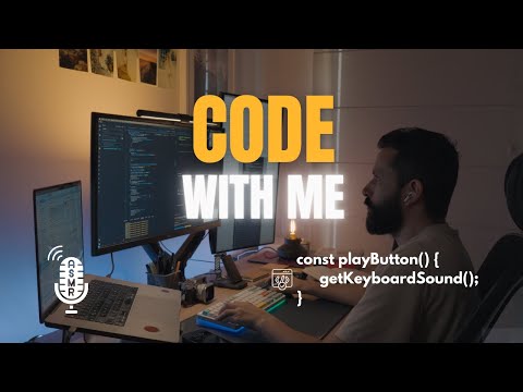Code And Study With Me | 3 HOURS of Keyboard Sounds & Ambient Noise for Deep Focus