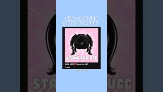 April 10 2025 Stand for UGC code 200k points #roblox #freecode #freeugc