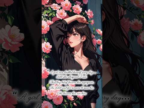 BELIEVE IN YOURSELF. #selfgrowth #overcomeoverthinking #dailyreminder #subscribemychannel