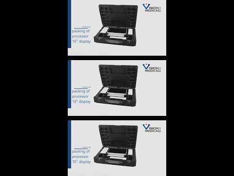 Vision Medical | Endoscope Packing of Processor 10” Display | Endoscope Package | Medical Portable