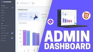 Build a Professional Admin Dashboard with HTML & Bootstrap 5 | Responsive Dashboard UI Tutorial