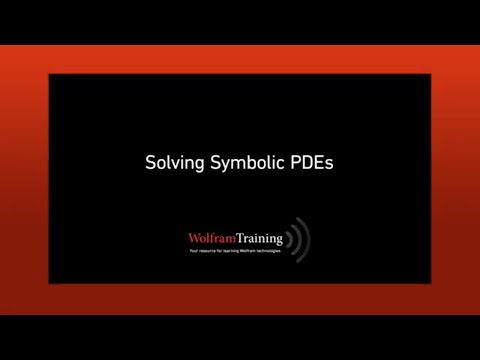 Solving PDEs with Symbolics and Numerics (Part 1: Symbolic Solutions)
