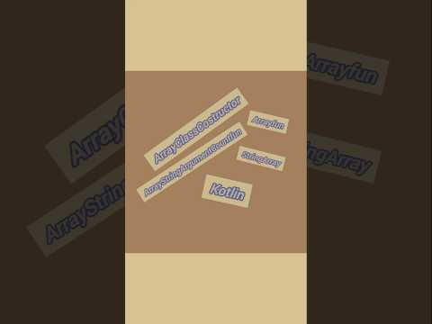 Array-String in Kotlin 🖥️ #shorts #shortsfeed #shortsfeed