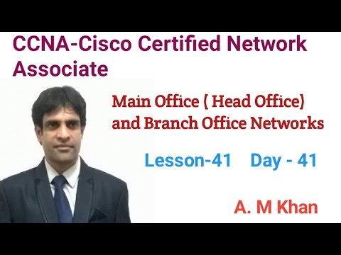 CCNA- MAIN OFFICE (HEAD OFFICE) AND BRANCH OFFICE NETWORKS- BY. A.M KHAN,- NETWORK GURU