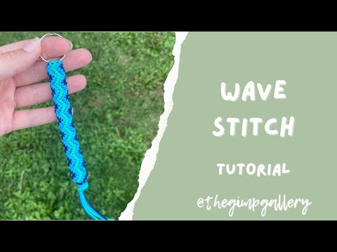 How To: Wave Stitch Gimp Keychain
