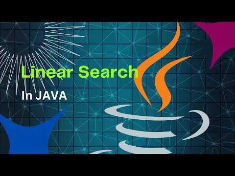 Linear Search | Java | Programming Language