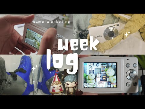 Unboxing new Yashica Digipix 100, camera test, skating, ramen 📷🍜 | week log