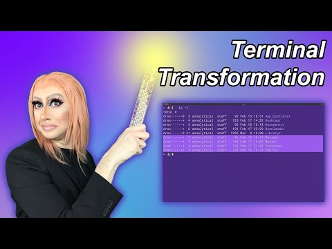 You didn't know your command prompt could look this GLAM!