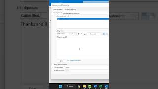 How to Add Thanks and Regards in Outlook? #mailsmartly #shorts