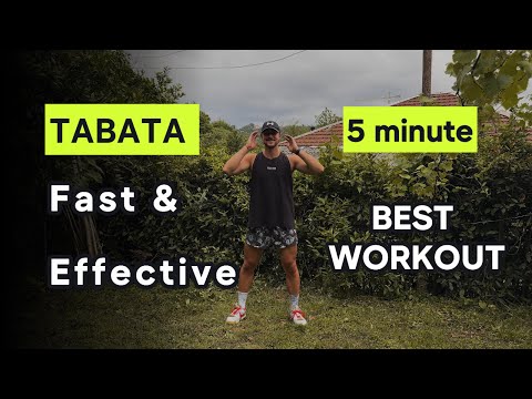 The BEST 5-Minute Workout | Fast Results Tabata | Burn Fat & Boost Energy