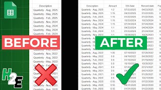 How to Convert a Column Into a Table in Google Sheets