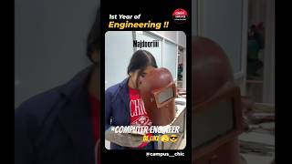 Computer Engineers in 1st year 😂🌝 #shorts #engineering #college #collegelife #class12 #science #fun