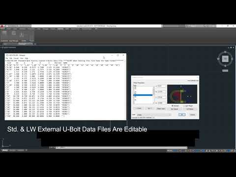 U-Bolts2D AutoCAD App