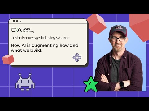 Coder Academy Industry Talks ft Justin Hennessy - How AI is augmenting how and what we build. #ai