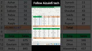Excel ka Solid Formula | Sum formula in excel #viral #trending #shorts #youtubeshorts #excel#formula