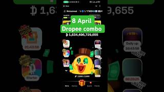 Dropee Daily combo card | Today 8 April Dropee combo card update | Daily Dropee Airdrop New Update
