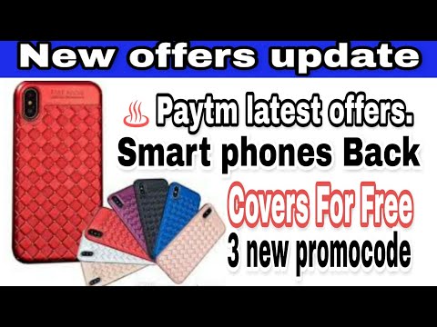 Paytm mall shopping new promocode | Smartphones Back Covers For Free or 30rs